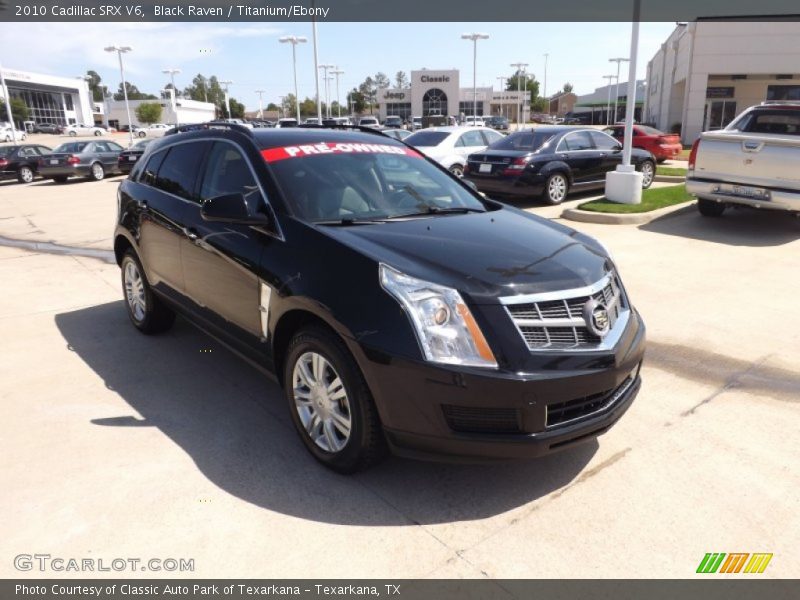 Black Raven / Titanium/Ebony 2010 Cadillac SRX V6