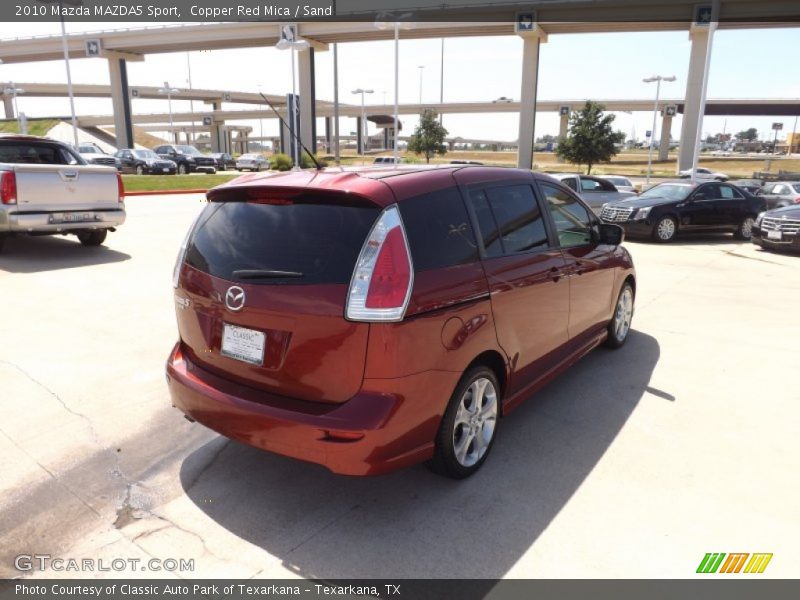 Copper Red Mica / Sand 2010 Mazda MAZDA5 Sport