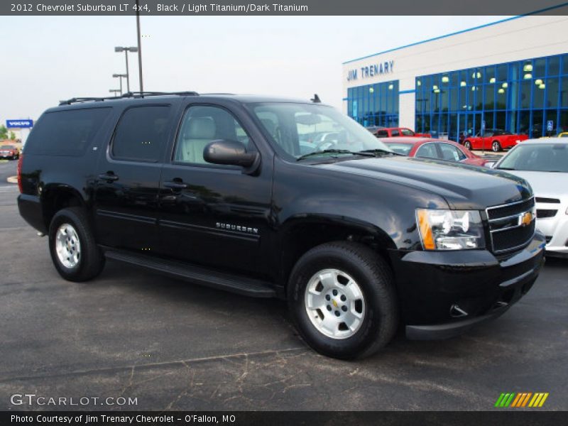Black / Light Titanium/Dark Titanium 2012 Chevrolet Suburban LT 4x4
