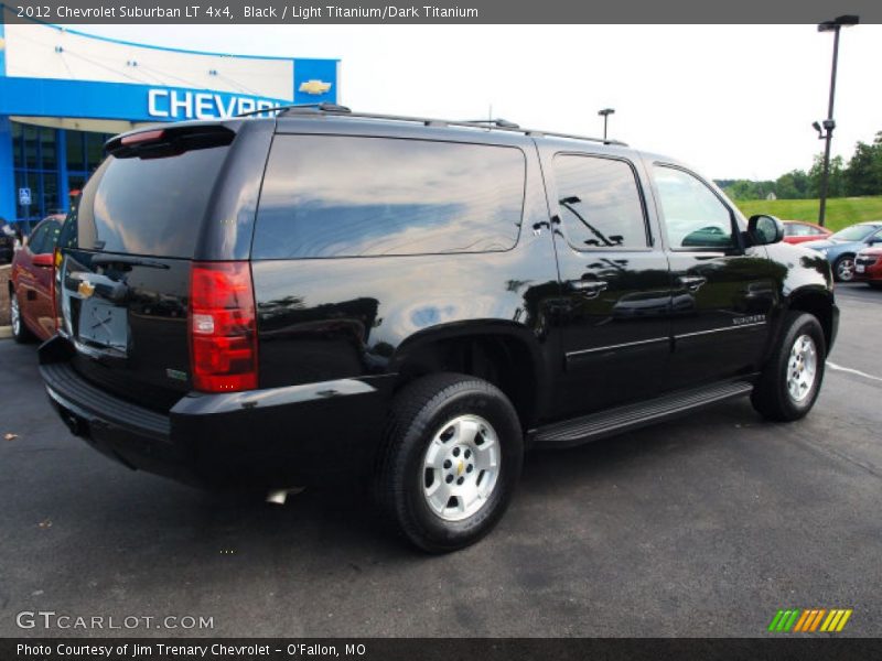 Black / Light Titanium/Dark Titanium 2012 Chevrolet Suburban LT 4x4