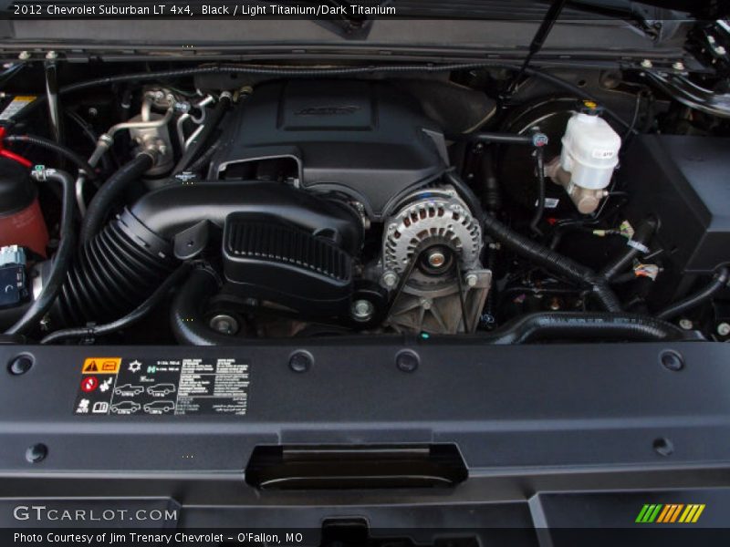 Black / Light Titanium/Dark Titanium 2012 Chevrolet Suburban LT 4x4
