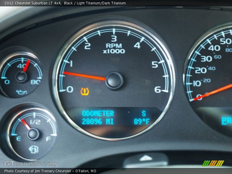 Black / Light Titanium/Dark Titanium 2012 Chevrolet Suburban LT 4x4
