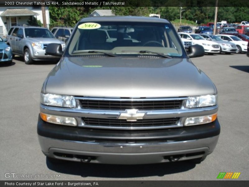 Sandalwood Metallic / Tan/Neutral 2003 Chevrolet Tahoe LS 4x4
