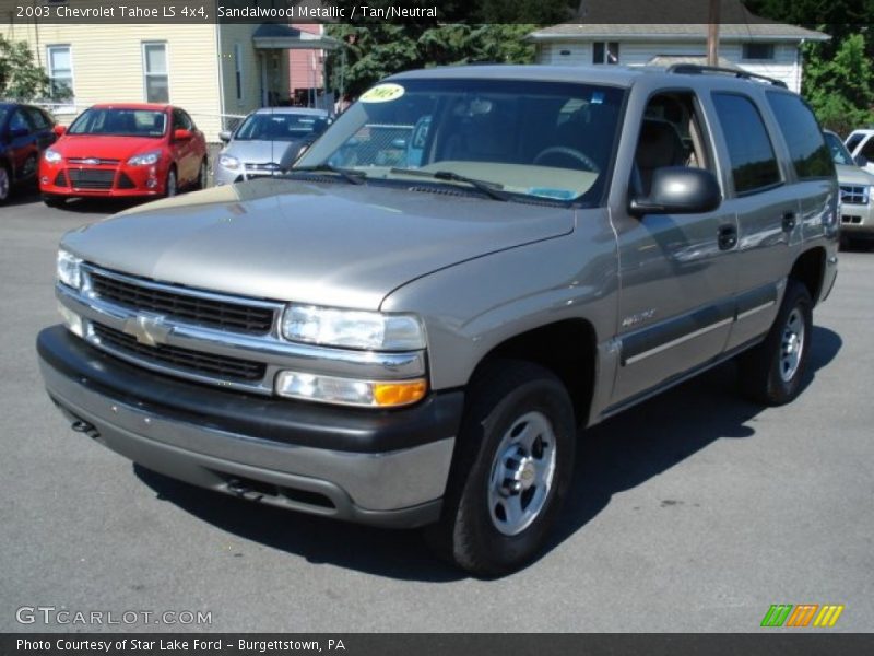 Sandalwood Metallic / Tan/Neutral 2003 Chevrolet Tahoe LS 4x4