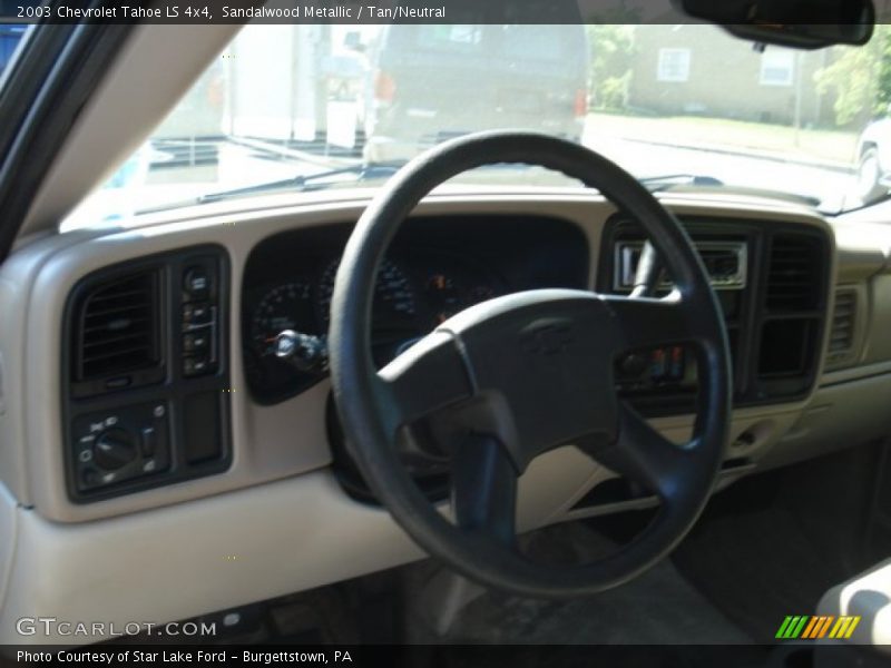 Sandalwood Metallic / Tan/Neutral 2003 Chevrolet Tahoe LS 4x4