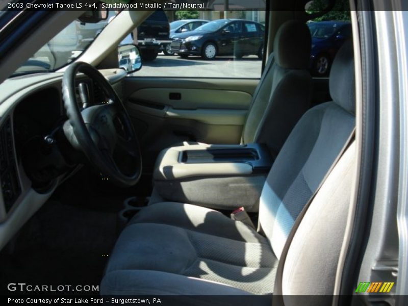 Sandalwood Metallic / Tan/Neutral 2003 Chevrolet Tahoe LS 4x4