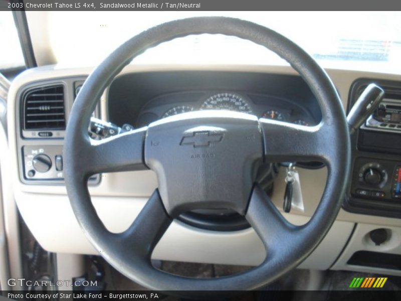 Sandalwood Metallic / Tan/Neutral 2003 Chevrolet Tahoe LS 4x4
