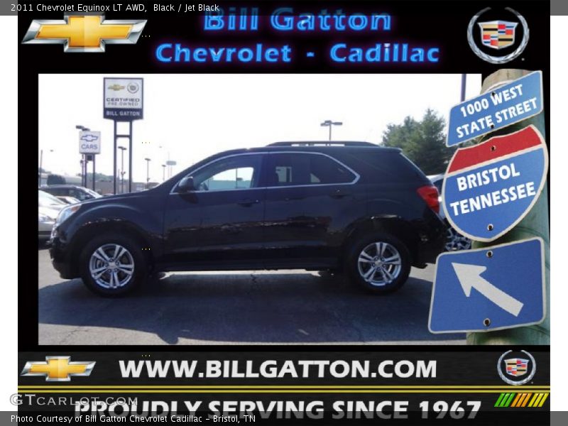 Black / Jet Black 2011 Chevrolet Equinox LT AWD