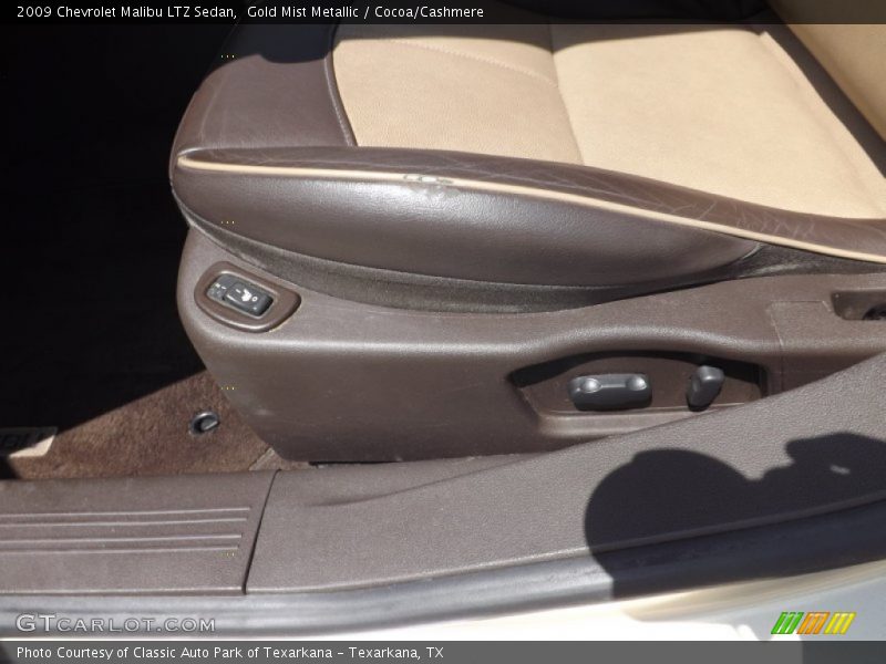Gold Mist Metallic / Cocoa/Cashmere 2009 Chevrolet Malibu LTZ Sedan