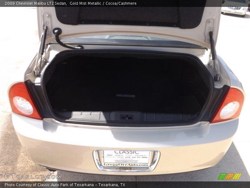 Gold Mist Metallic / Cocoa/Cashmere 2009 Chevrolet Malibu LTZ Sedan