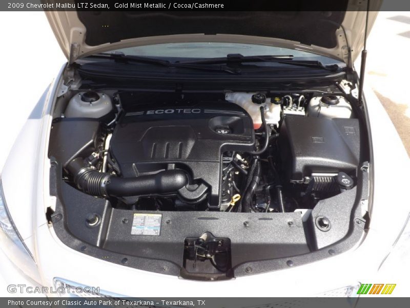 Gold Mist Metallic / Cocoa/Cashmere 2009 Chevrolet Malibu LTZ Sedan