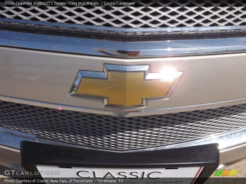 Gold Mist Metallic / Cocoa/Cashmere 2009 Chevrolet Malibu LTZ Sedan