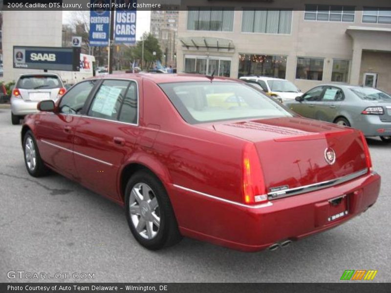 Crimson Pearl / Cashmere 2006 Cadillac DTS Luxury