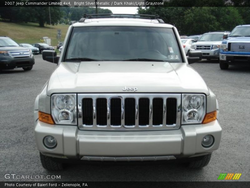 Bright Silver Metallic / Dark Khaki/Light Graystone 2007 Jeep Commander Limited 4x4