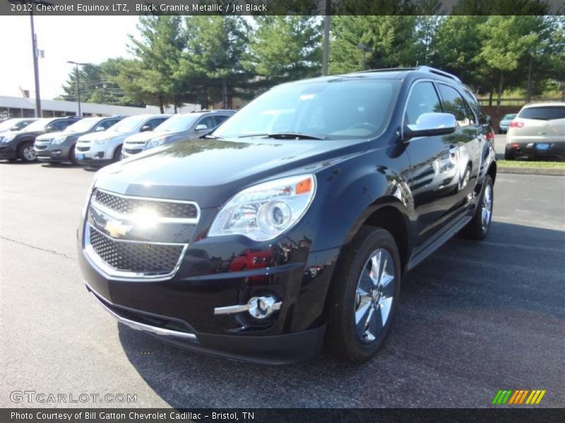 Black Granite Metallic / Jet Black 2012 Chevrolet Equinox LTZ