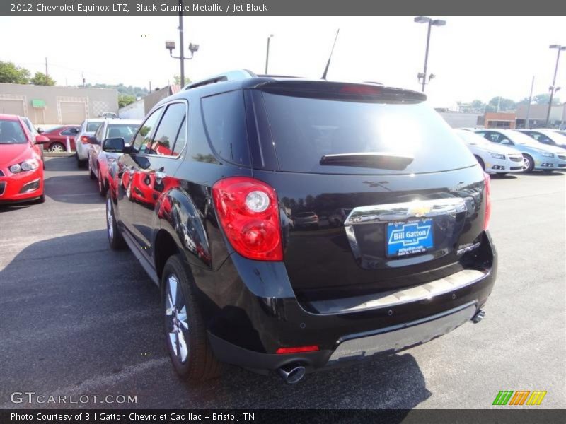 Black Granite Metallic / Jet Black 2012 Chevrolet Equinox LTZ