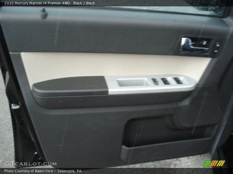 Black / Black 2010 Mercury Mariner I4 Premier 4WD