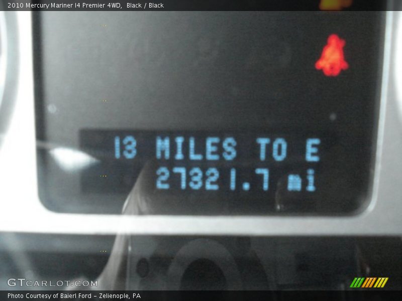 Black / Black 2010 Mercury Mariner I4 Premier 4WD