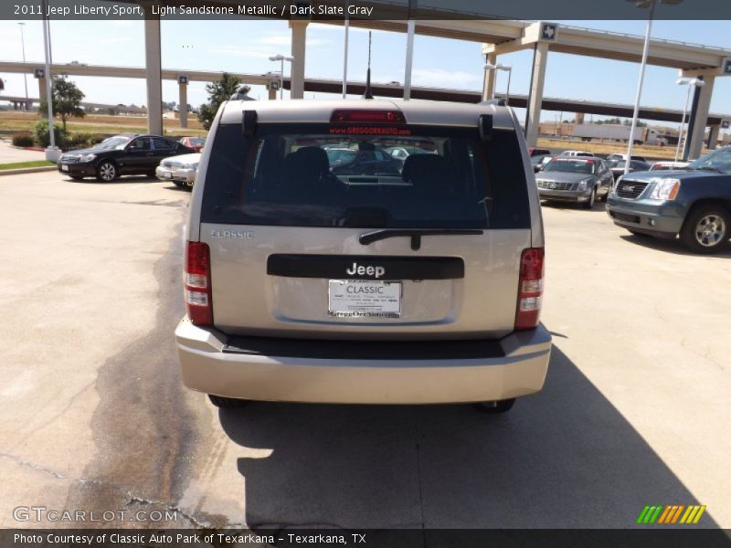 Light Sandstone Metallic / Dark Slate Gray 2011 Jeep Liberty Sport