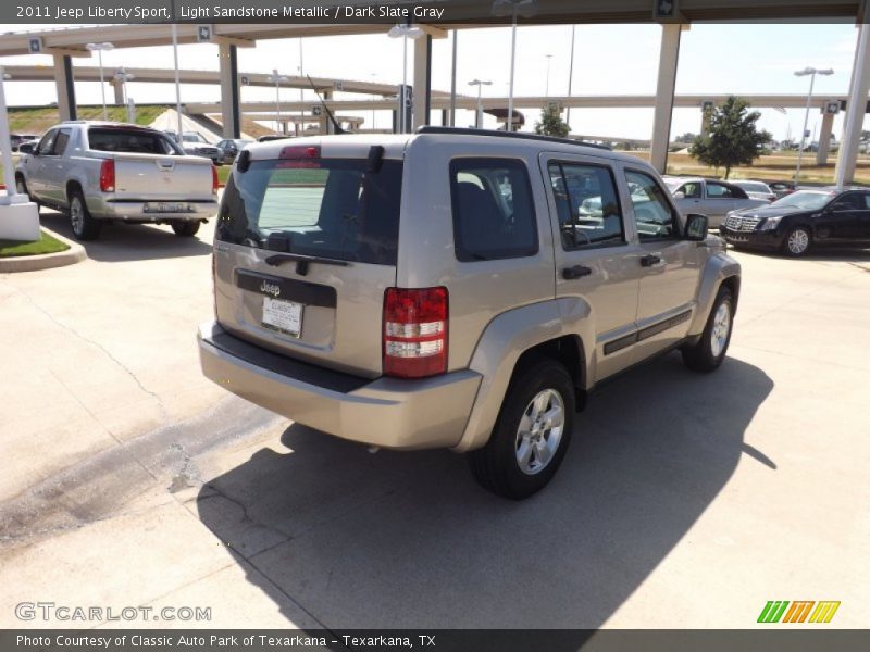 Light Sandstone Metallic / Dark Slate Gray 2011 Jeep Liberty Sport