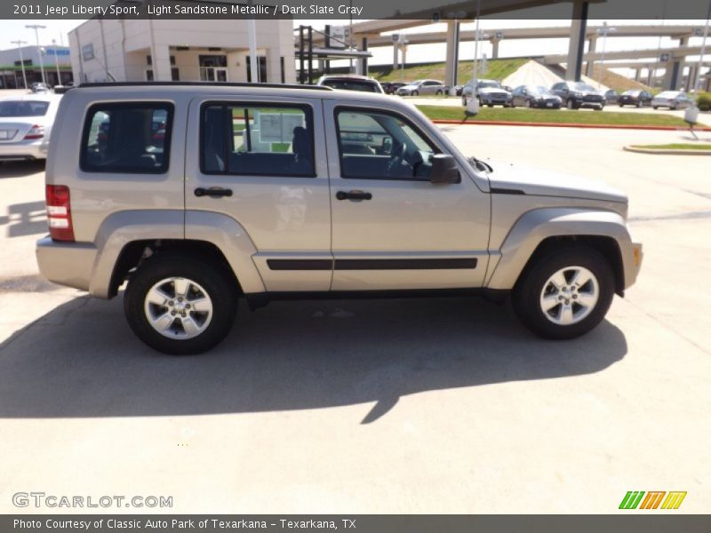 Light Sandstone Metallic / Dark Slate Gray 2011 Jeep Liberty Sport