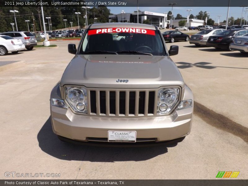 Light Sandstone Metallic / Dark Slate Gray 2011 Jeep Liberty Sport
