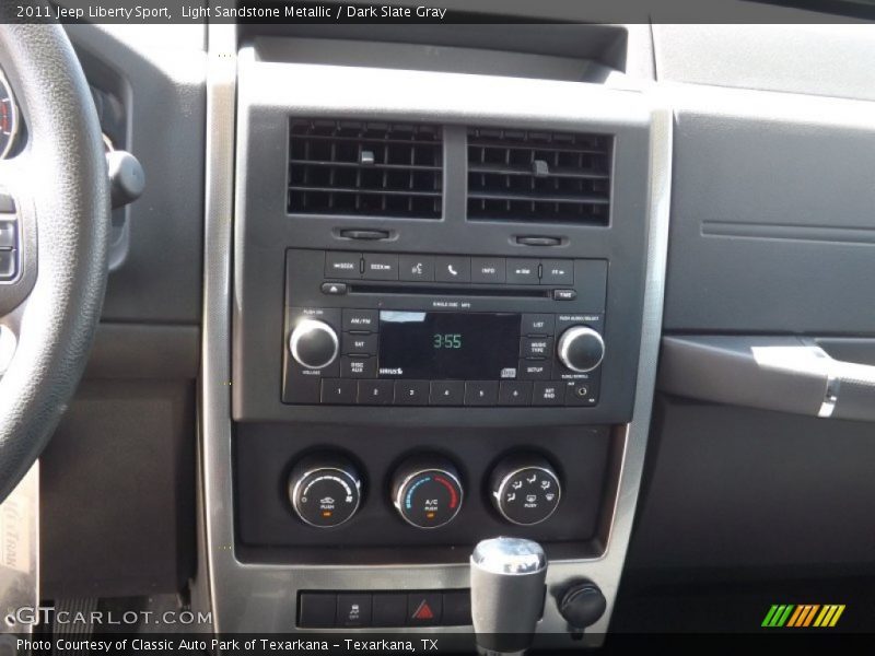 Light Sandstone Metallic / Dark Slate Gray 2011 Jeep Liberty Sport