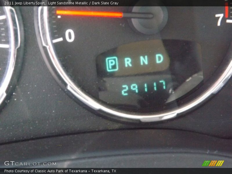 Light Sandstone Metallic / Dark Slate Gray 2011 Jeep Liberty Sport