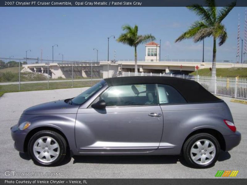 Opal Gray Metallic / Pastel Slate Gray 2007 Chrysler PT Cruiser Convertible
