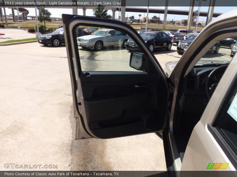 Light Sandstone Metallic / Dark Slate Gray 2011 Jeep Liberty Sport