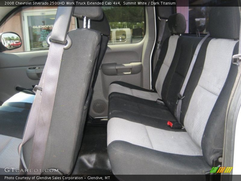 Summit White / Dark Titanium 2008 Chevrolet Silverado 2500HD Work Truck Extended Cab 4x4