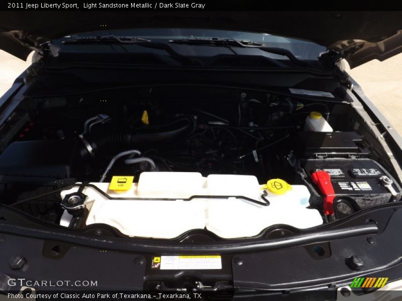 Light Sandstone Metallic / Dark Slate Gray 2011 Jeep Liberty Sport