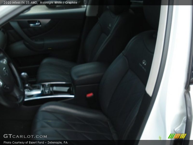 Moonlight White / Graphite 2010 Infiniti FX 35 AWD
