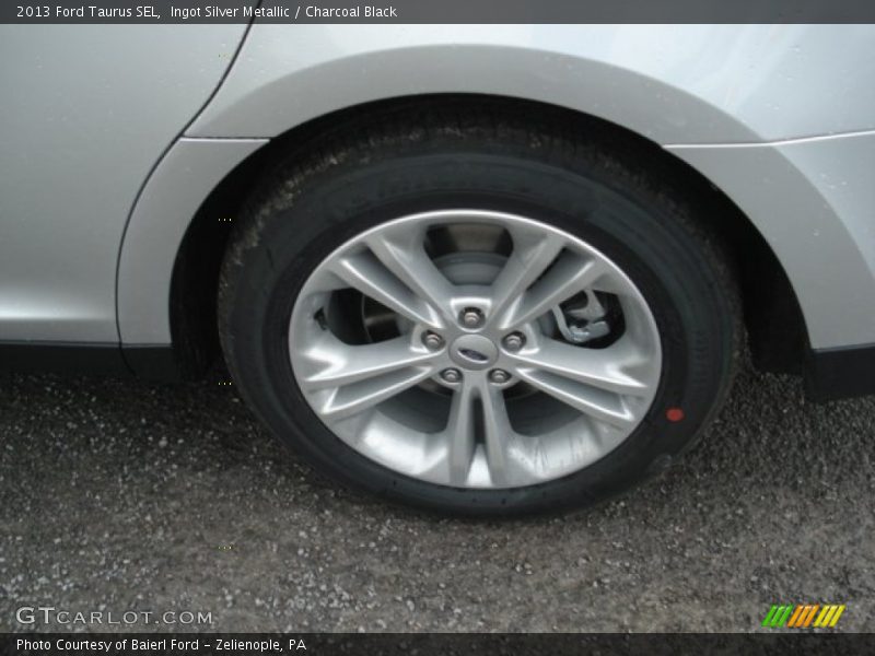 Ingot Silver Metallic / Charcoal Black 2013 Ford Taurus SEL