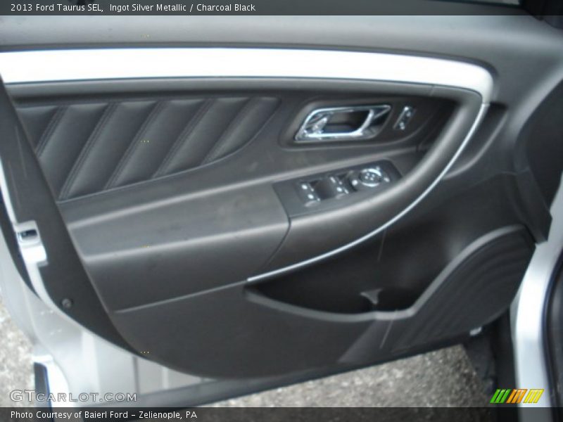 Ingot Silver Metallic / Charcoal Black 2013 Ford Taurus SEL