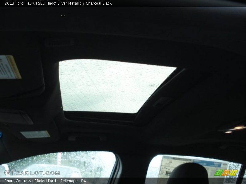 Ingot Silver Metallic / Charcoal Black 2013 Ford Taurus SEL