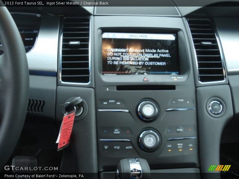 Ingot Silver Metallic / Charcoal Black 2013 Ford Taurus SEL