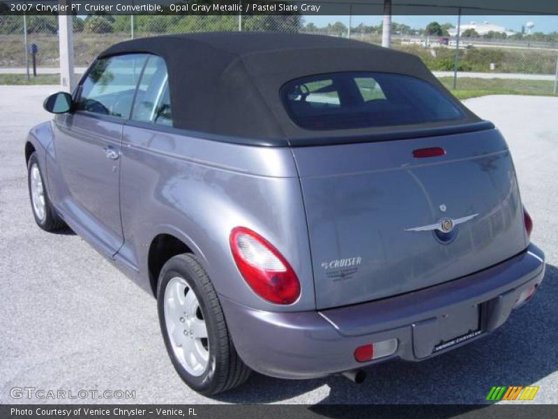 Opal Gray Metallic / Pastel Slate Gray 2007 Chrysler PT Cruiser Convertible
