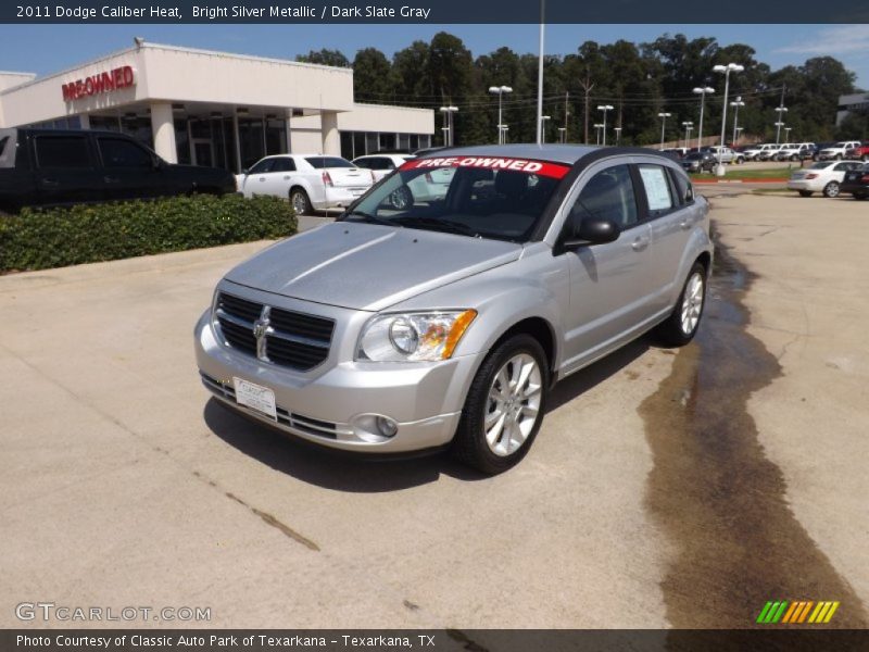 Bright Silver Metallic / Dark Slate Gray 2011 Dodge Caliber Heat
