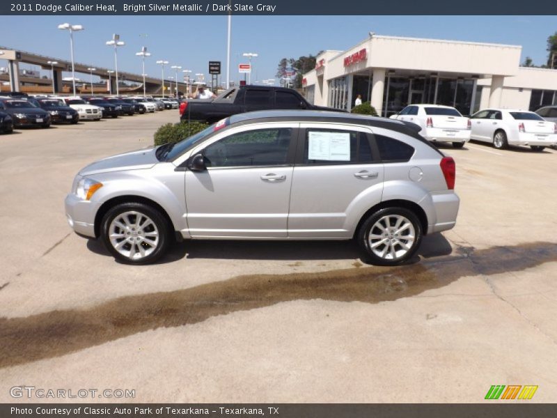 Bright Silver Metallic / Dark Slate Gray 2011 Dodge Caliber Heat