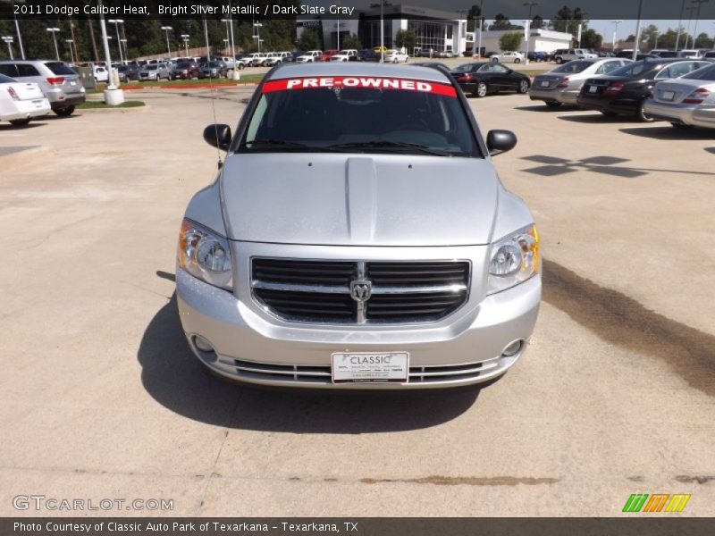 Bright Silver Metallic / Dark Slate Gray 2011 Dodge Caliber Heat