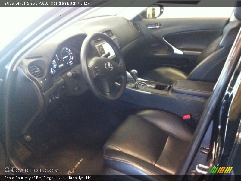 Obsidian Black / Black 2009 Lexus IS 250 AWD