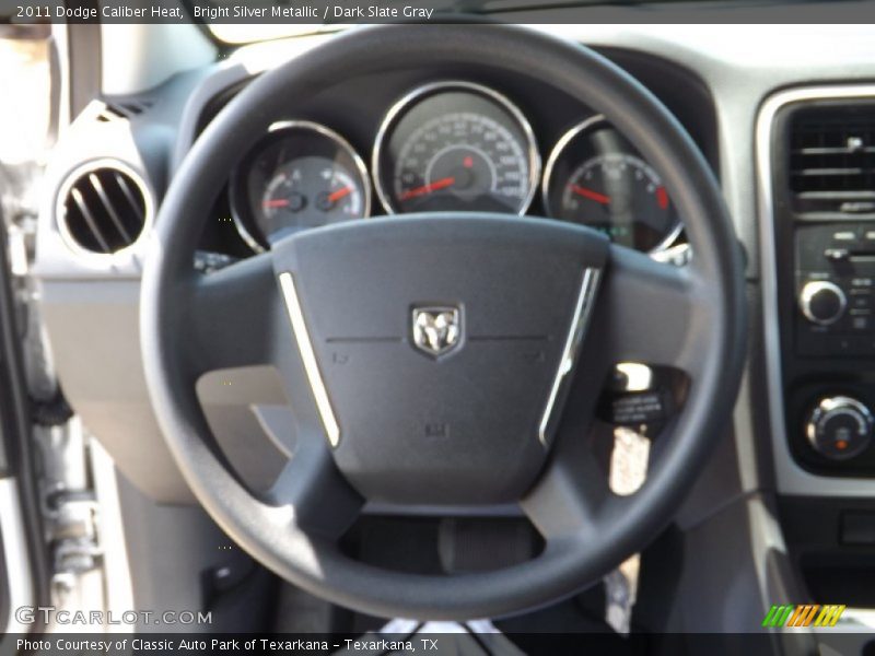 Bright Silver Metallic / Dark Slate Gray 2011 Dodge Caliber Heat