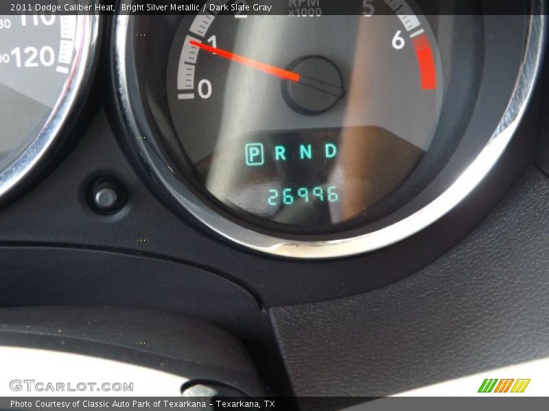 Bright Silver Metallic / Dark Slate Gray 2011 Dodge Caliber Heat