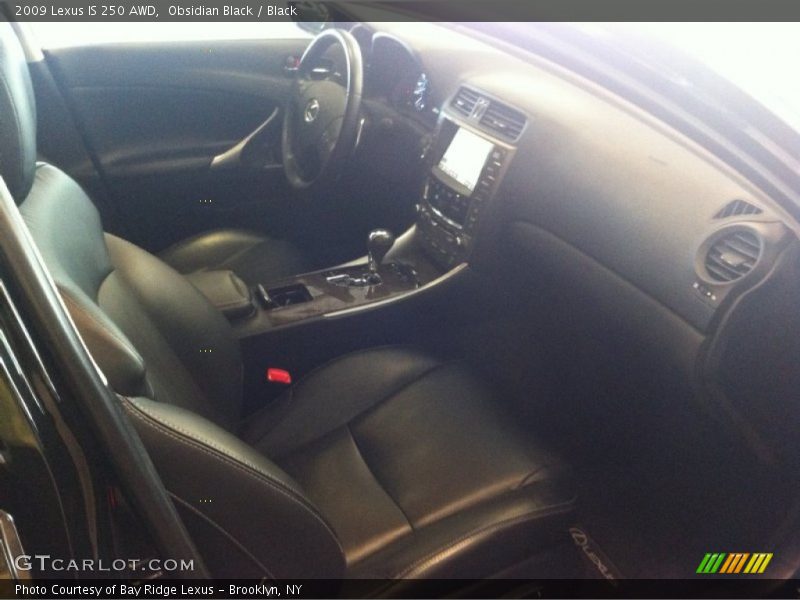 Obsidian Black / Black 2009 Lexus IS 250 AWD