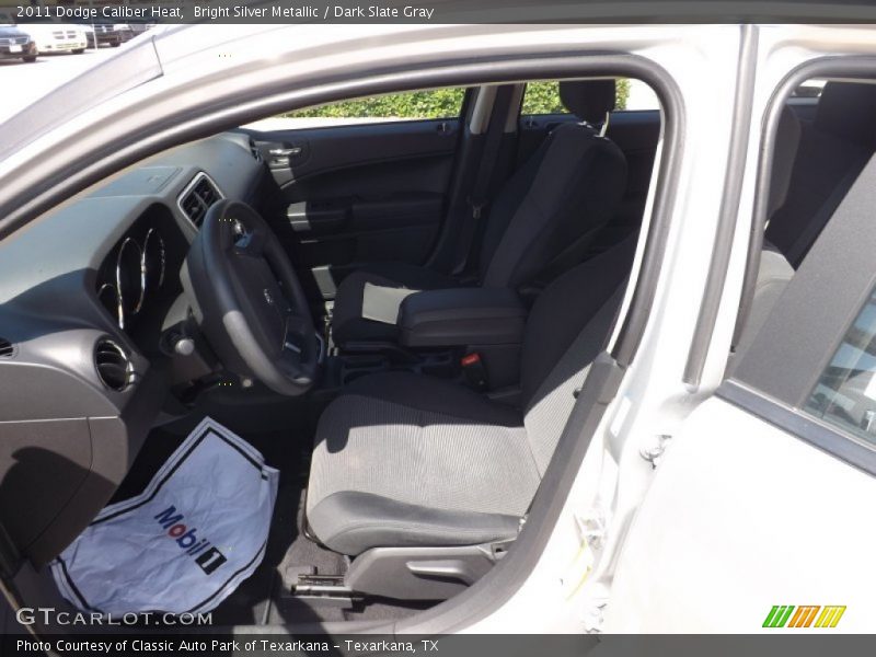 Bright Silver Metallic / Dark Slate Gray 2011 Dodge Caliber Heat