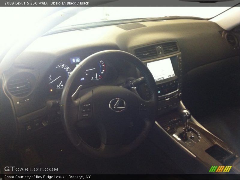Obsidian Black / Black 2009 Lexus IS 250 AWD