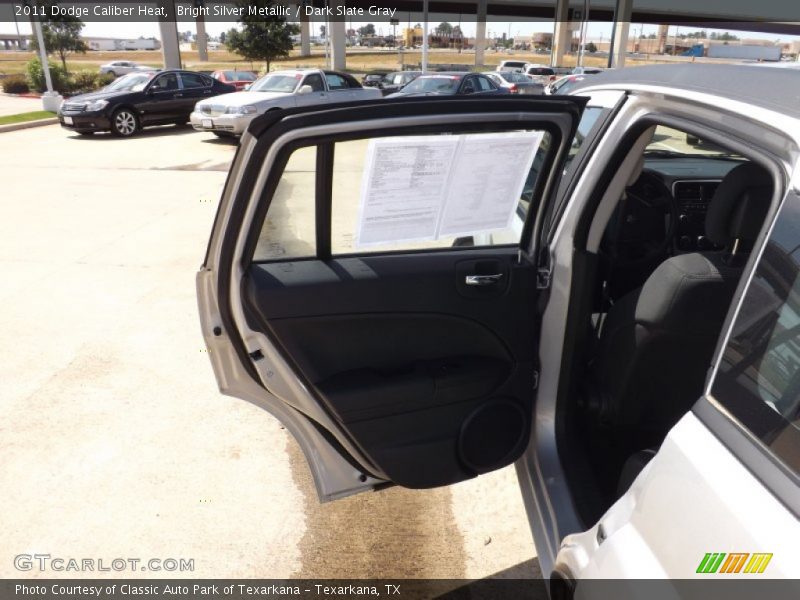 Bright Silver Metallic / Dark Slate Gray 2011 Dodge Caliber Heat