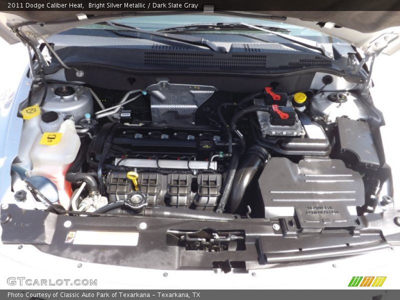 Bright Silver Metallic / Dark Slate Gray 2011 Dodge Caliber Heat