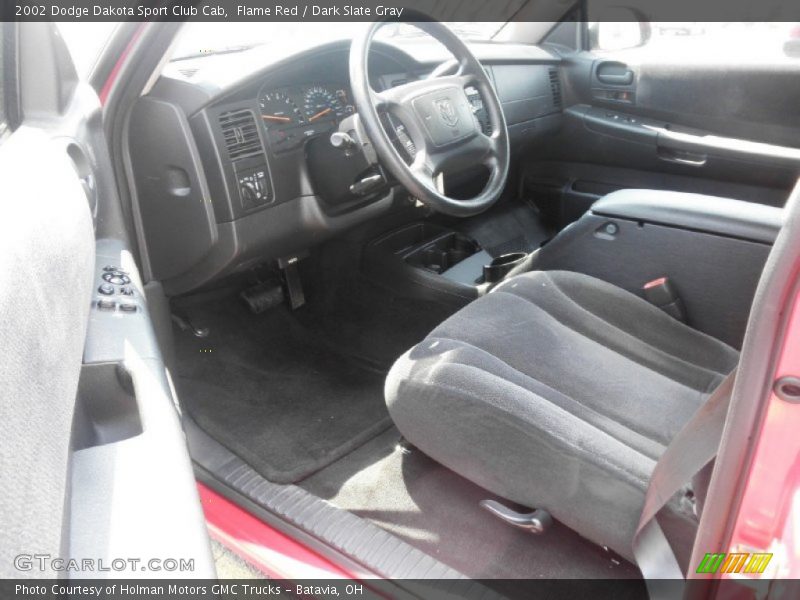  2002 Dakota Sport Club Cab Dark Slate Gray Interior